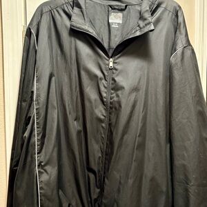 Greg Norman Collection Black Windbreaker